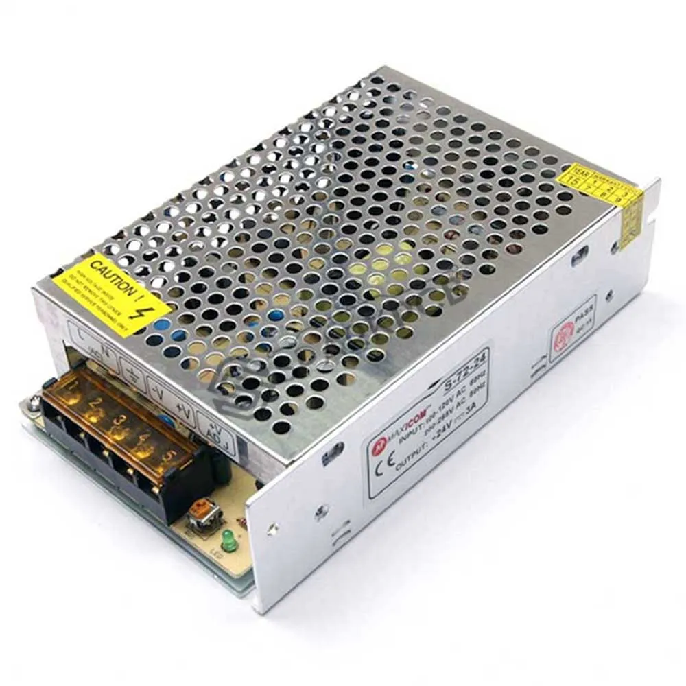 12V 10A SMPS 120W DC Metal Power Supply for LEDs