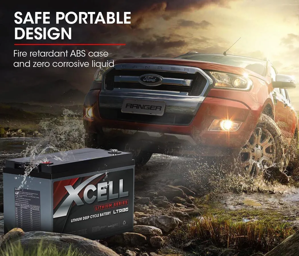 130Ah LiFePO4 12V Lithium Battery, Fast Charging, Deep Cycle - X-Cell