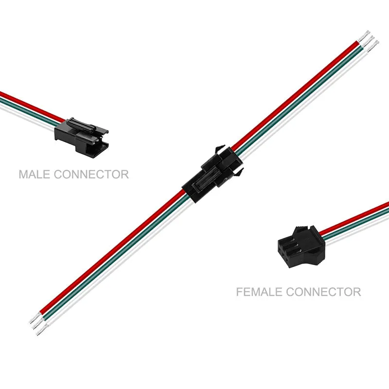 2pin/3pin/4pin/5pin SM JST LED Connector