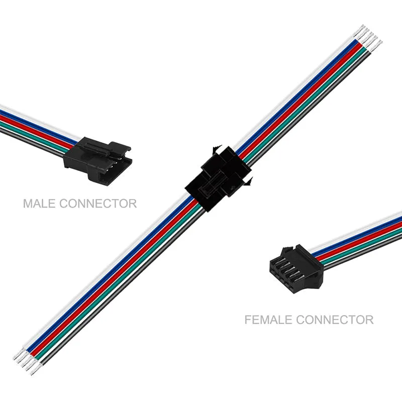 2pin/3pin/4pin/5pin SM JST LED Connector