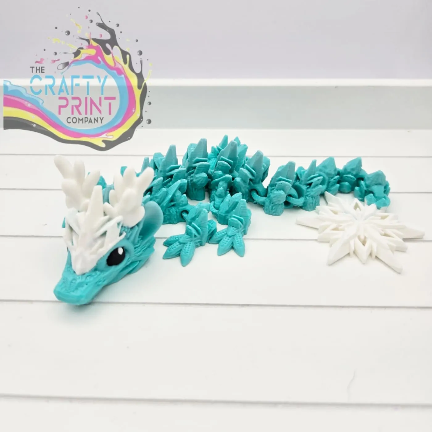 3D Printed Baby Winter Dragon in Egg