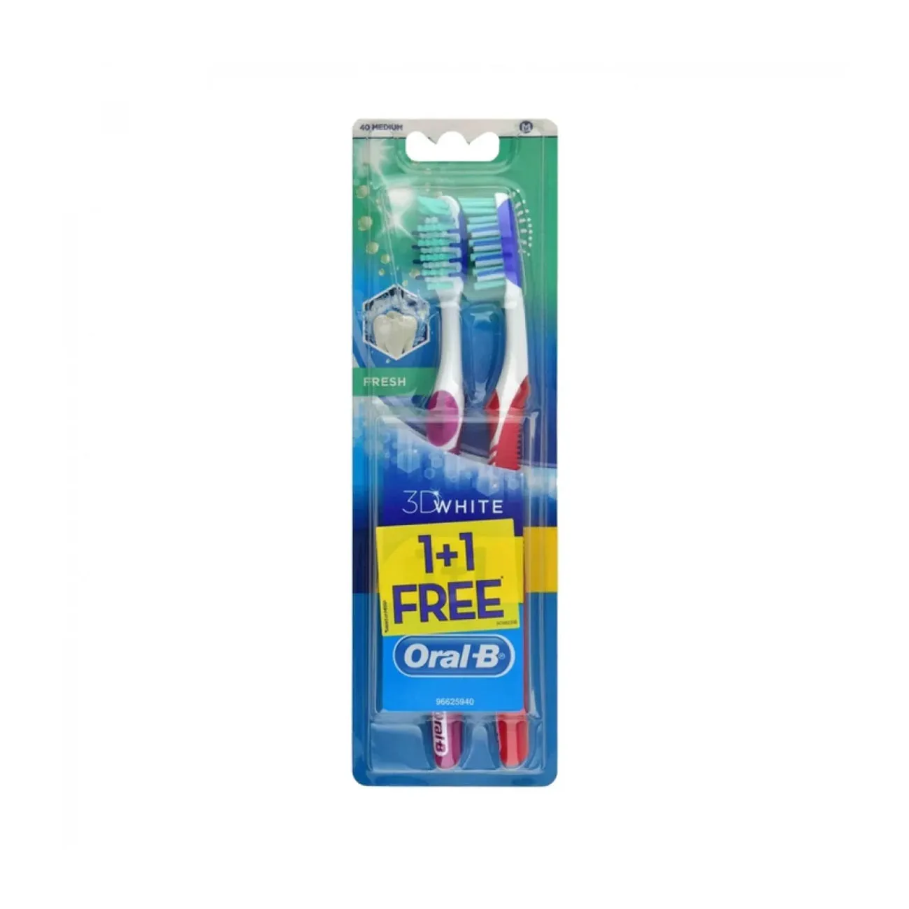 3D White Fresh Toothbrush 1 1, Medium Bristles