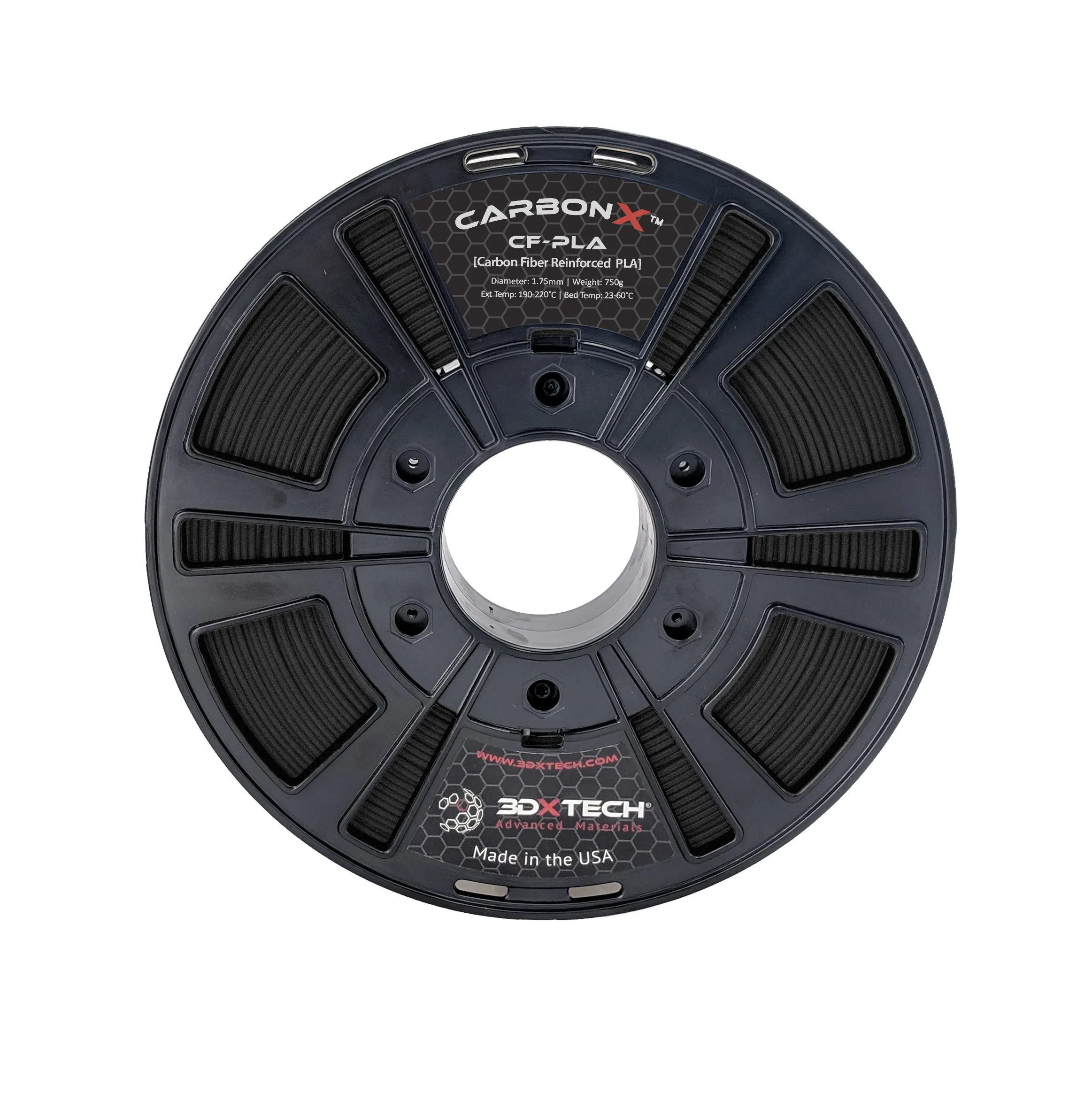 3DXTech CarbonX PLA CF Filament - 750g