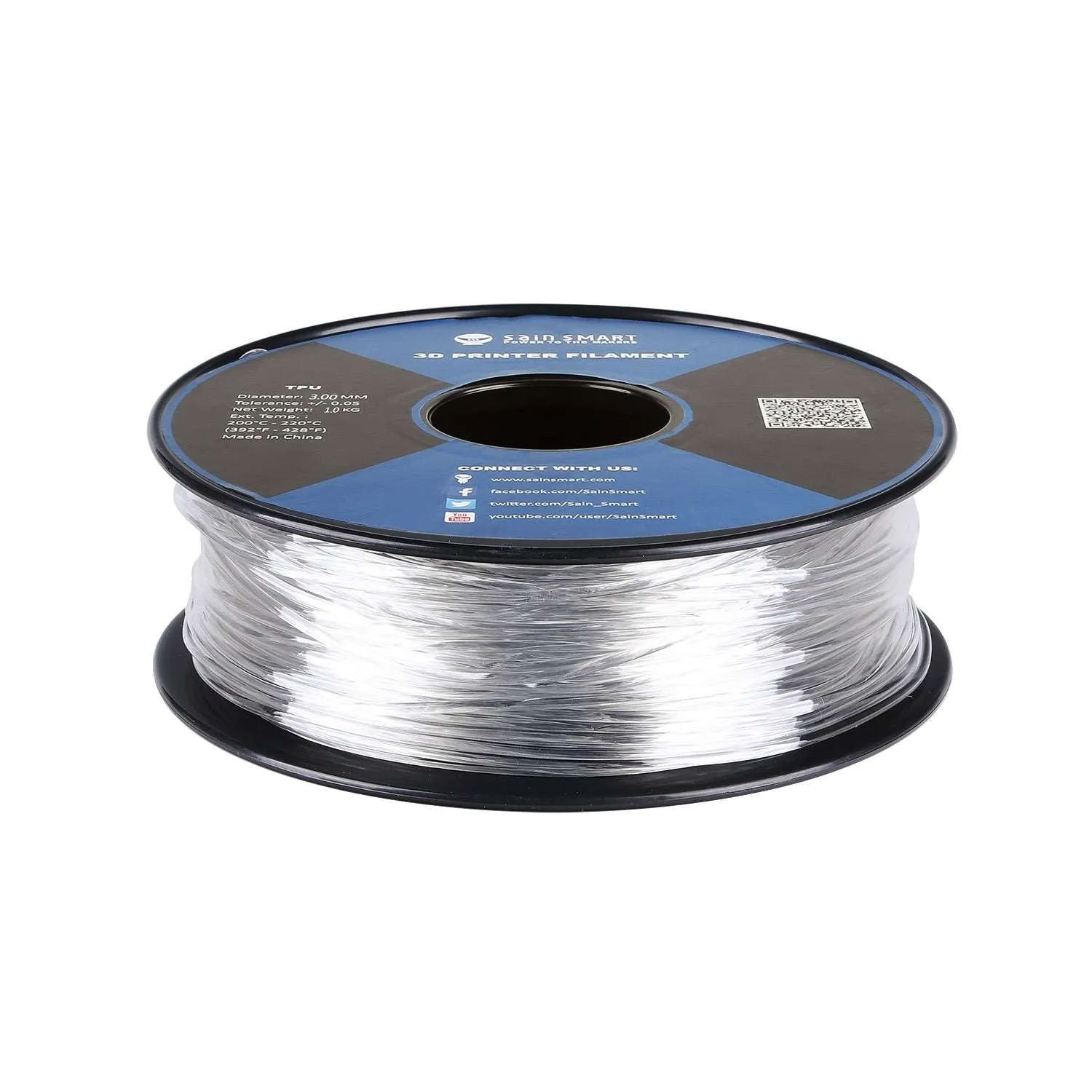 3mm TPU, Variety Colors, TPU Flexible Filament 1kg/2.2lbs