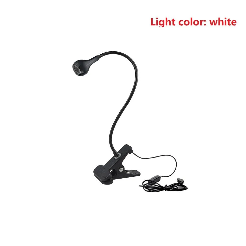 5V USB power LED Desk lamp Flexible study Reading Book lights Eye Protect Table lamp With Clip for home bedroom study lighting