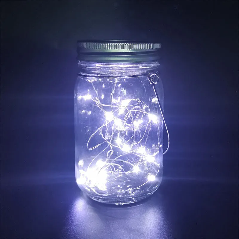 6-Pack Mason Jar Solar Lights