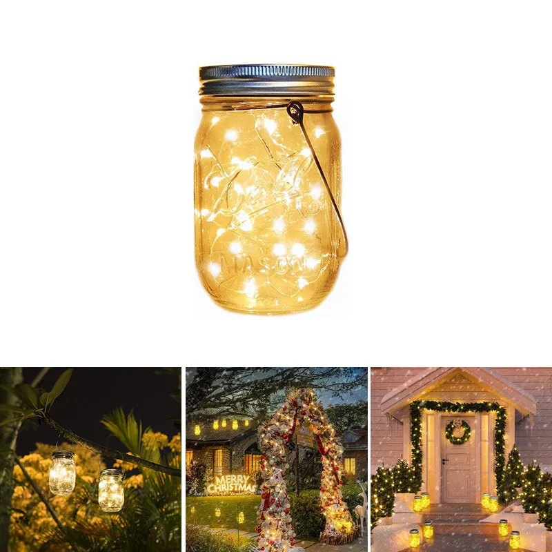 6-Pack Mason Jar Solar Lights