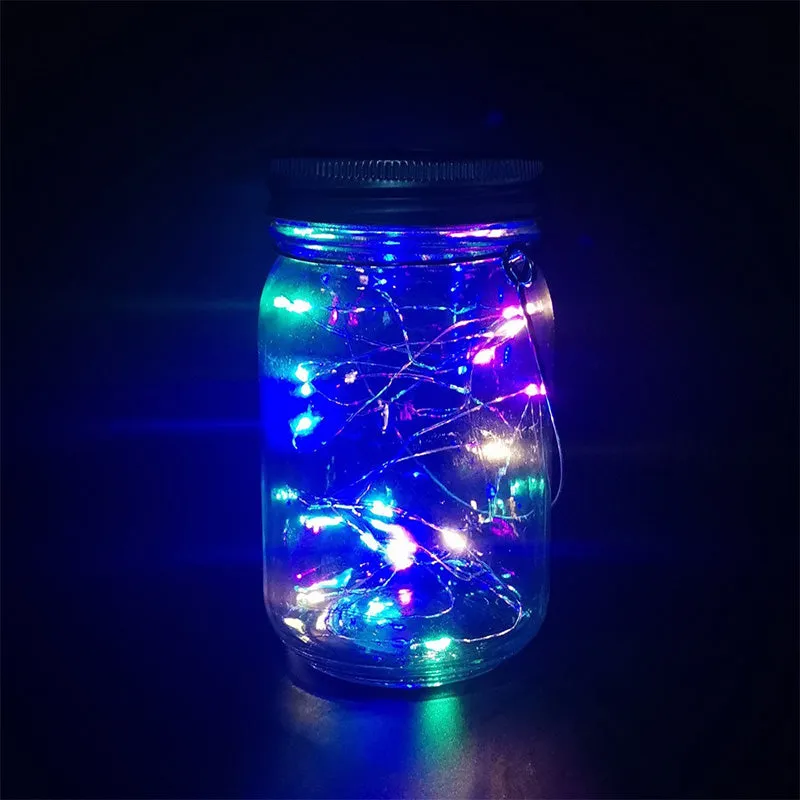 6-Pack Mason Jar Solar Lights