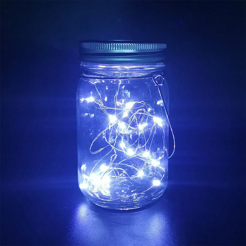 6-Pack Mason Jar Solar Lights