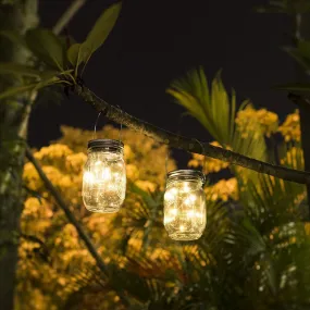 6-Pack Mason Jar Solar Lights