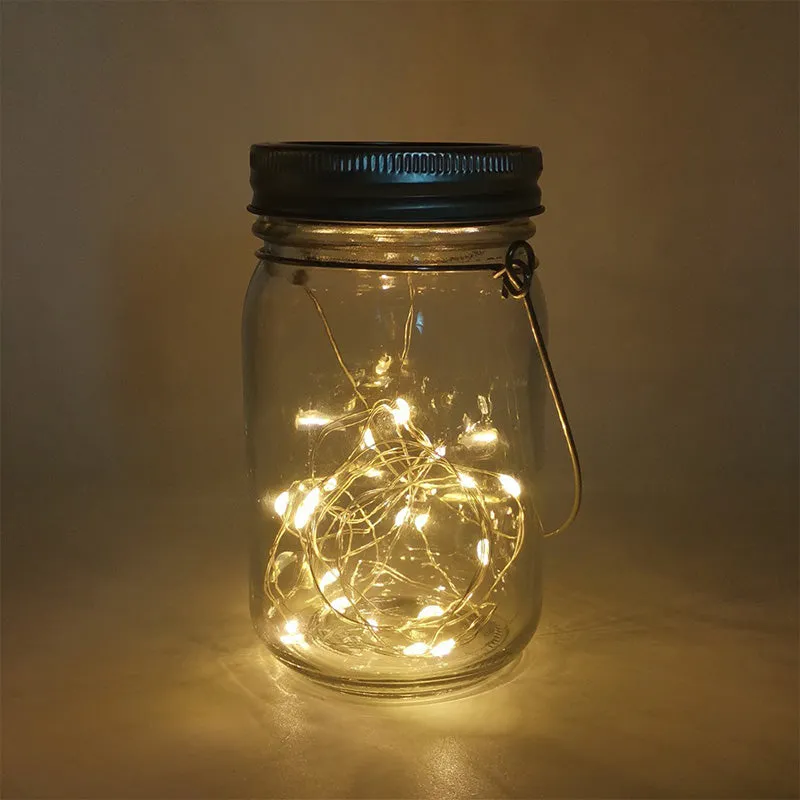 6-Pack Mason Jar Solar Lights