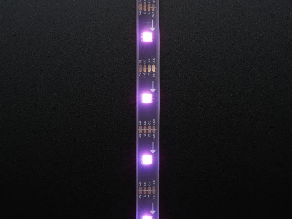 Adafruit DotStar Digital LED Strip - Black 30 LED - Per Meter