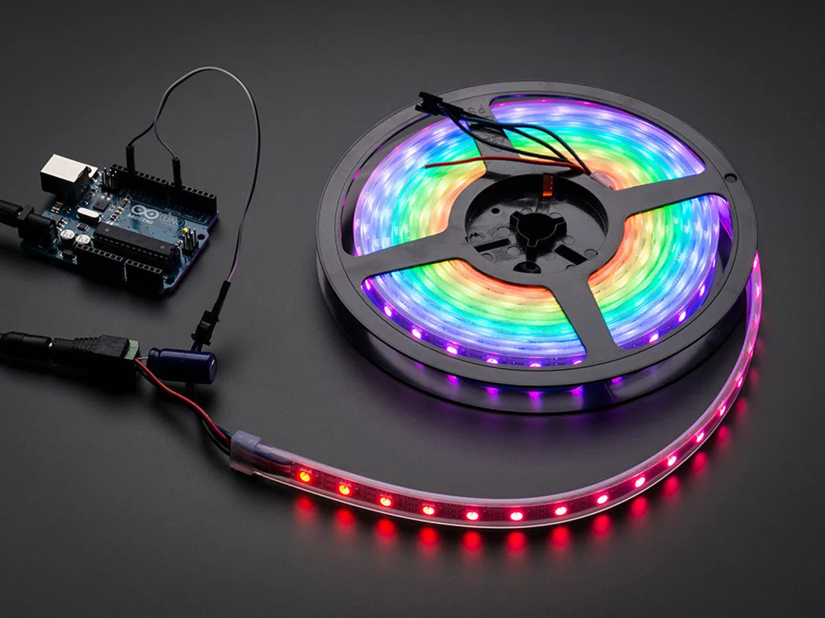 Adafruit NeoPixel Digital RGB LED Strip - White 60 LED