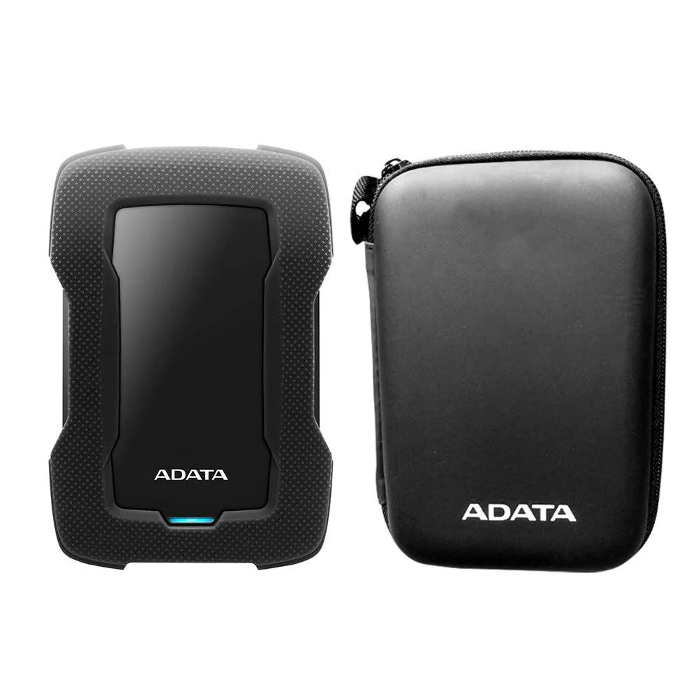 ADATA HD330 SHOCK-PROOF EXTERNAL HARD DRIVE 1TB (BLACK)   ADATA HARD CASE