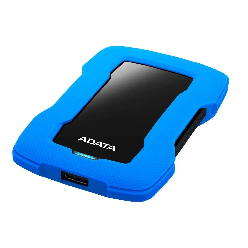 ADATA HD330 SHOCK-PROOF EXTERNAL HARD DRIVE 1TB (BLUE)   ADATA HARD CASE