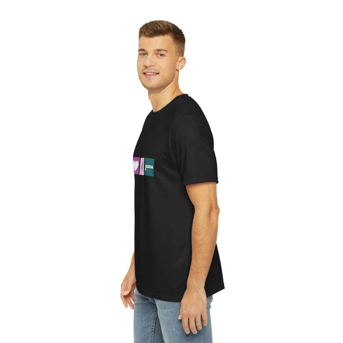 America Love Fire Jawns T Shirt - Black