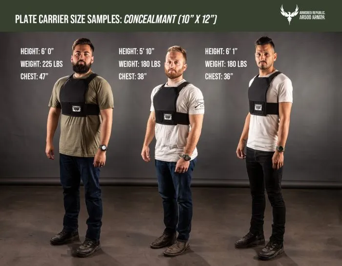 AR500 Armor Concealment™ Plate Carrier