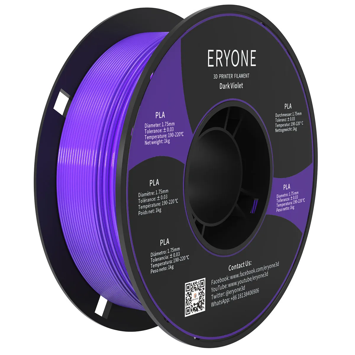 Bundle Sale- ERYONE PLA&Carbon Fiber PLA 3D Filament 1kg  FREE SHIPPING(MOQ:10 rolls,can mix color)