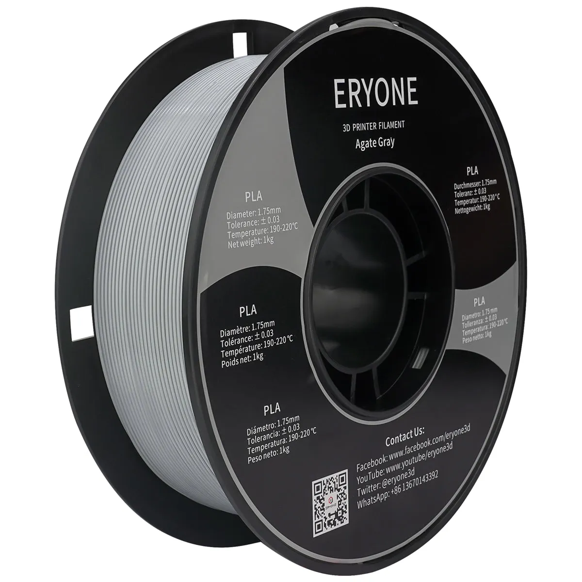 Bundle Sale- ERYONE PLA&Carbon Fiber PLA 3D Filament 1kg  FREE SHIPPING(MOQ:10 rolls,can mix color)