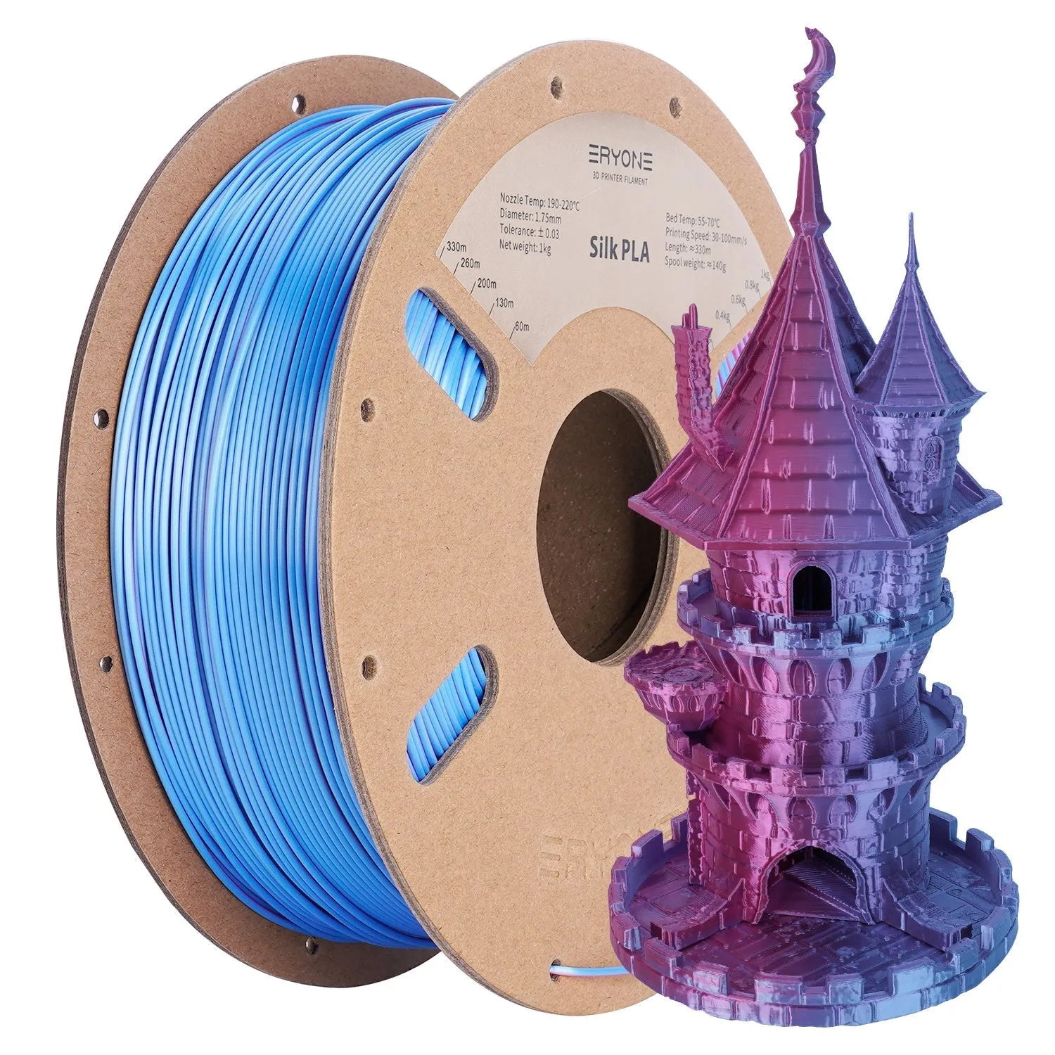 (CA only)Pre-sale- ERYONE All Series PLA 3D Filament 1kg  FREE SHIPPING(MOQ:20 rolls,can mix color)