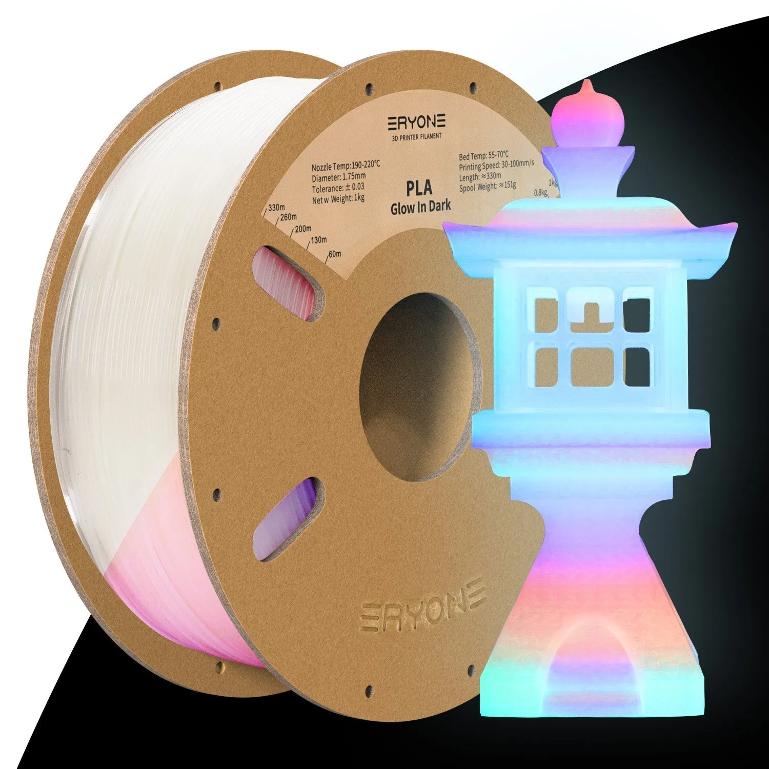 (CA only)Pre-sale- ERYONE All Series PLA 3D Filament 1kg  FREE SHIPPING(MOQ:20 rolls,can mix color)