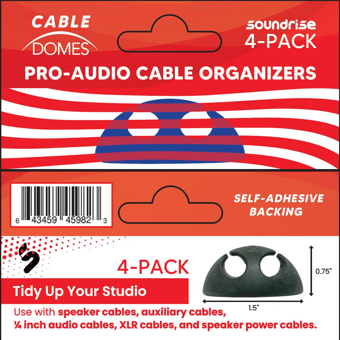 Cable DOMES - Pro-Audio Cable Management Solution 4-Pack