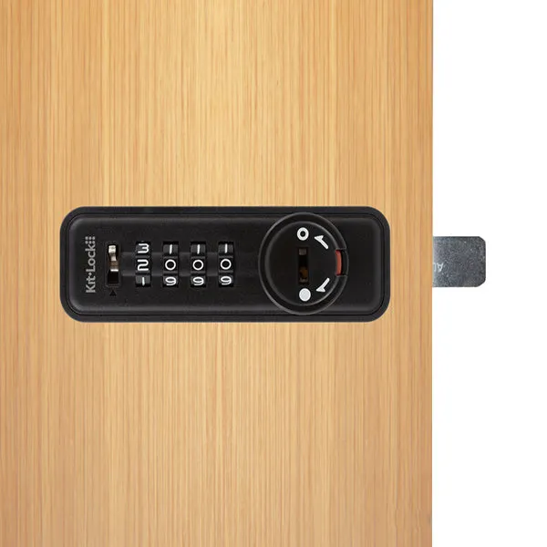 CodeLocks - KL15 - Mechanical Combination Lock - Kit Lock - Optional function - Optional Handing - Black