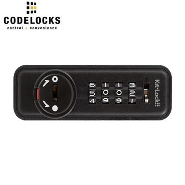 CodeLocks - KL15 - Mechanical Combination Lock - Kit Lock - Optional function - Optional Handing - Black