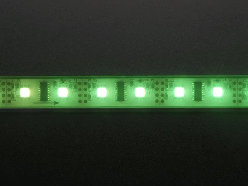 Digital RGB LED Weatherproof Strip - LPD8806 x 48 LED - 1 Meter