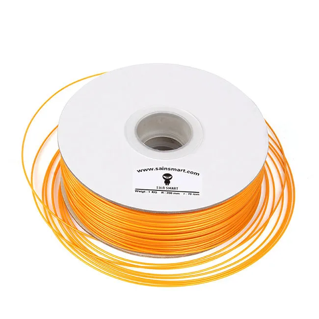 [Discontinued] PLA 3D Printing Filament, 1.75mm 1kg / 2.2lb for 3D Printers RepRap Prusa (Orange)