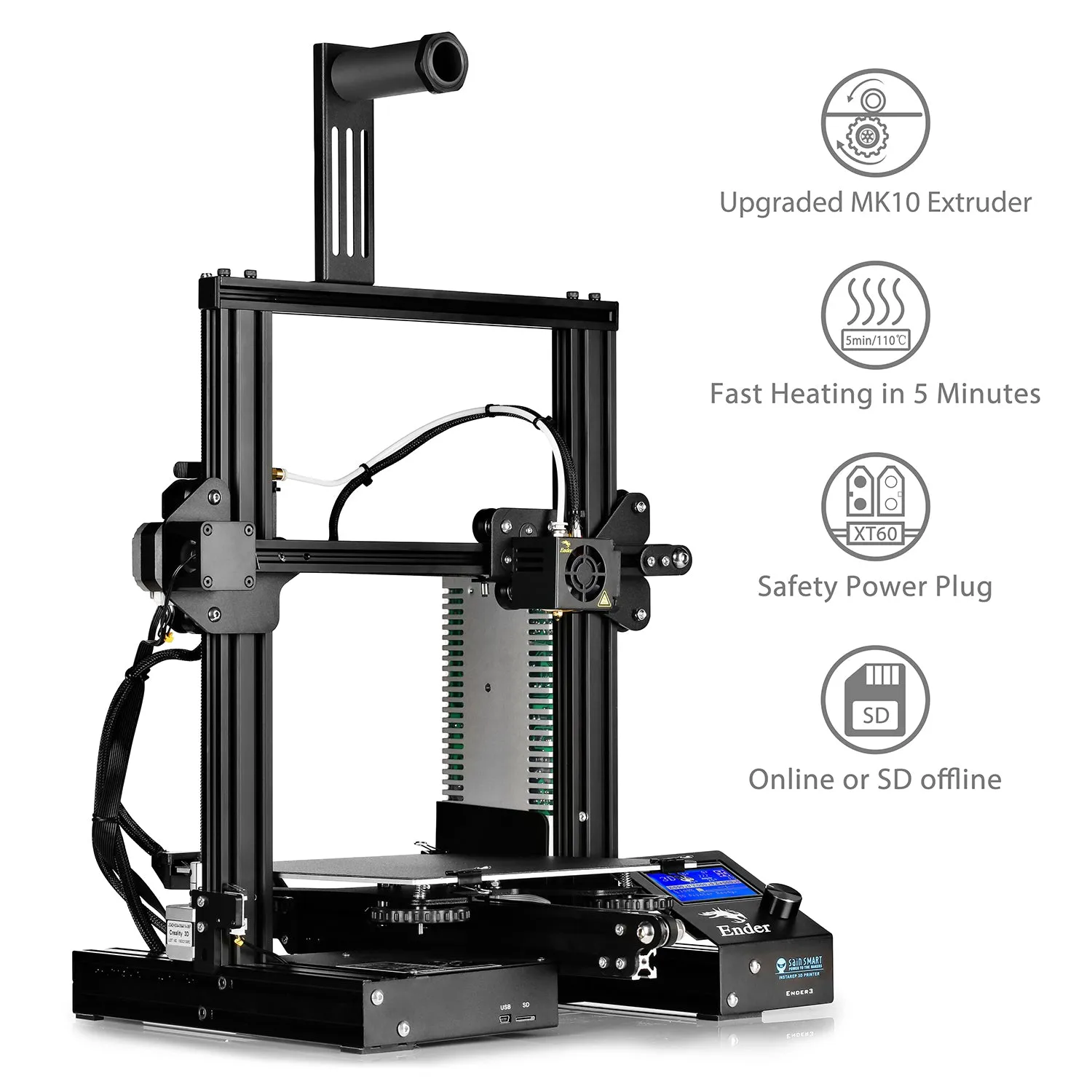 [Discontinued] SainSmart x Creality3D Ender-3 3D Printer Limited Special Bundle Kit