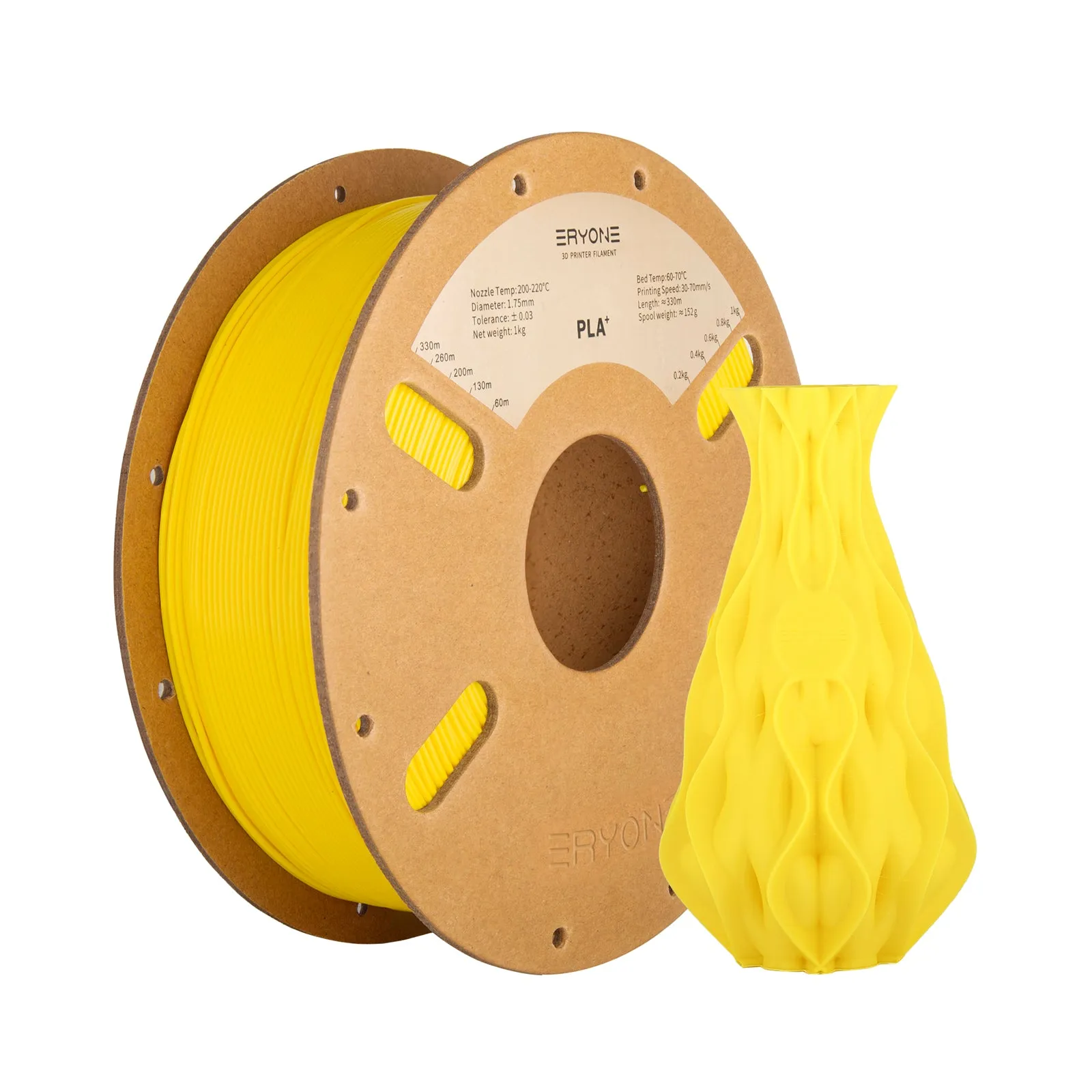 ERYONE PLA  3D Printer Filament, Dimensional Accuracy  /- 0.05 mm 1kg (2.2LBS)/Spool, 1.75mm