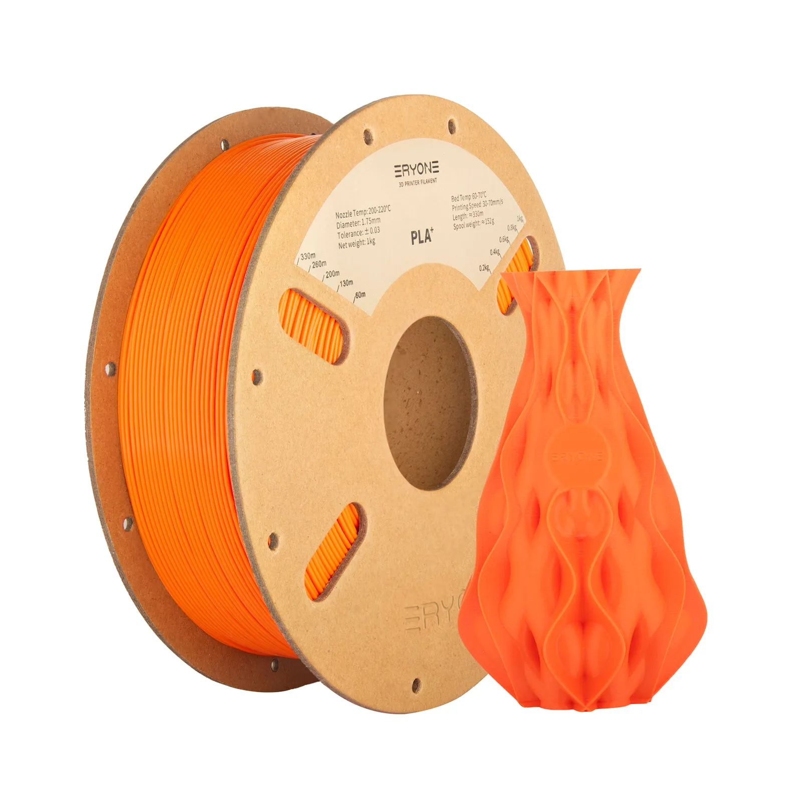 ERYONE PLA  3D Printer Filament, Dimensional Accuracy  /- 0.05 mm 1kg (2.2LBS)/Spool, 1.75mm