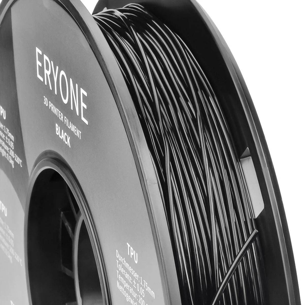 ERYONE TPU Filament 500g 0.5kg 1.75mm 3D Printer Filament White Black Blue Red Clear Make Bendy Models