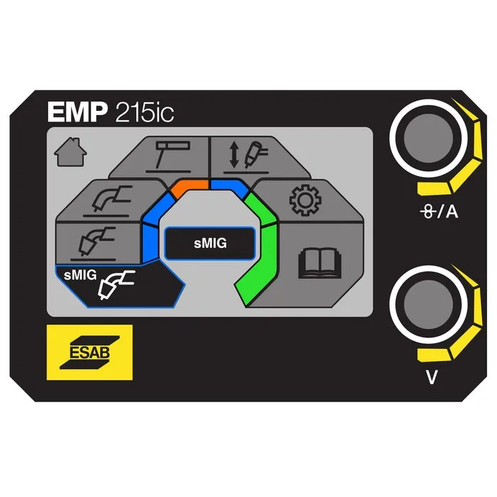 ESAB 0558102240 Rebel EMP 215 Multi-Process Welder w/ DC Pulse TIG, 120/230v DC