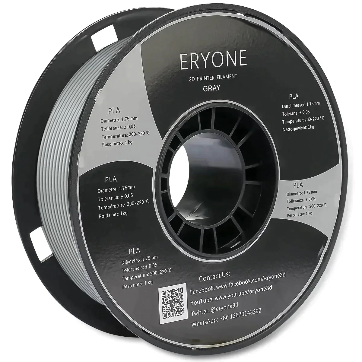 (EU only)Pre-sale- ERYONE All Series PLA 3D Filament 1kg  FREE SHIPPING(MOQ:20 rolls,can mix color)