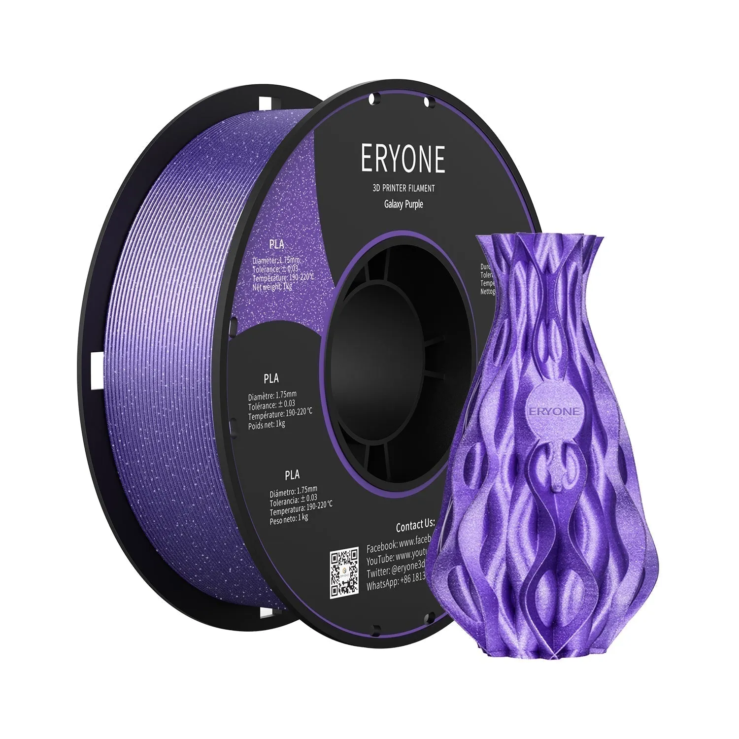 (EU only)Pre-sale- ERYONE All Series PLA 3D Filament 1kg  FREE SHIPPING(MOQ:20 rolls,can mix color)