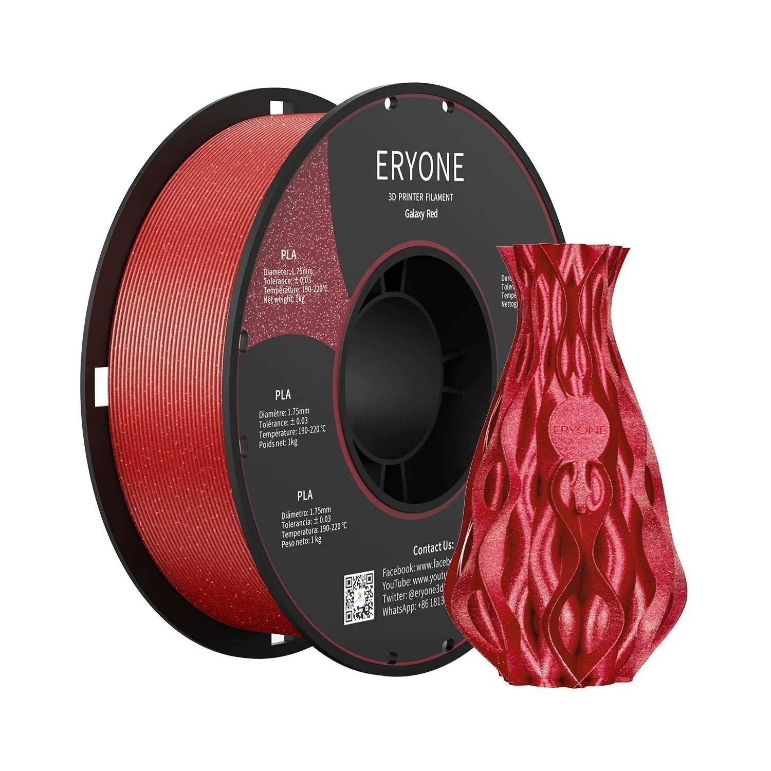 (EU only)Pre-sale- ERYONE All Series PLA 3D Filament 1kg  FREE SHIPPING(MOQ:20 rolls,can mix color)