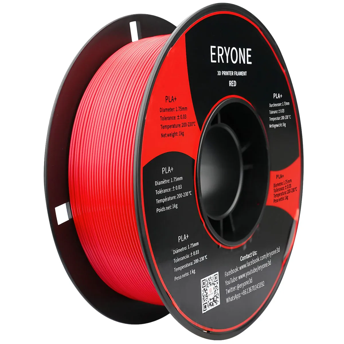 (EU only)Pre-sale- ERYONE All Series PLA 3D Filament 1kg  FREE SHIPPING(MOQ:20 rolls,can mix color)