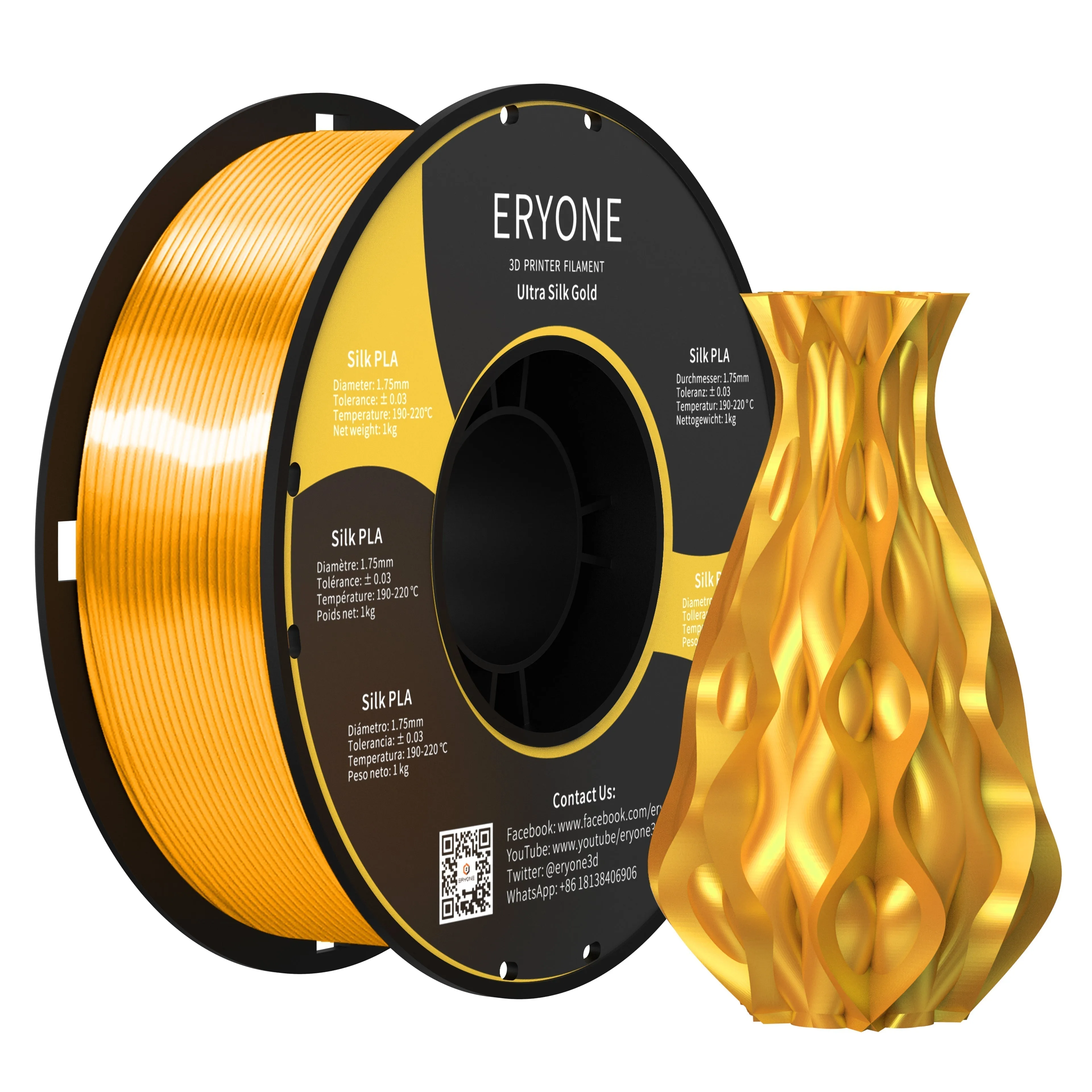 (EU only)Pre-sale- ERYONE All Series PLA 3D Filament 1kg  FREE SHIPPING(MOQ:20 rolls,can mix color)