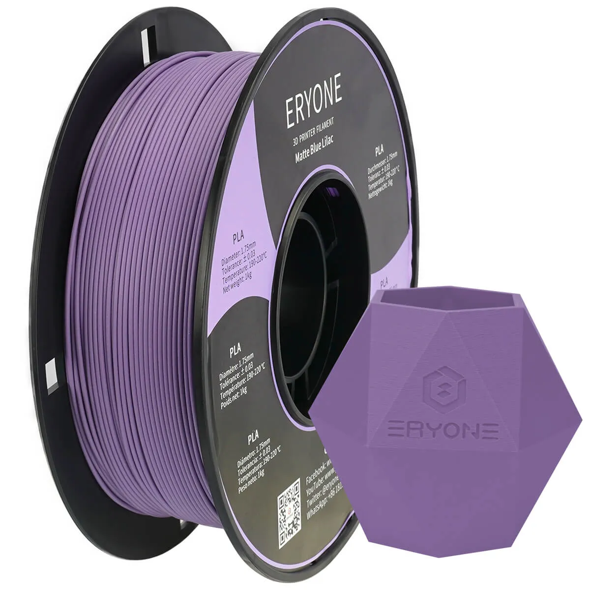 (EU only)Pre-sale- ERYONE All Series PLA 3D Filament 1kg  FREE SHIPPING(MOQ:20 rolls,can mix color)