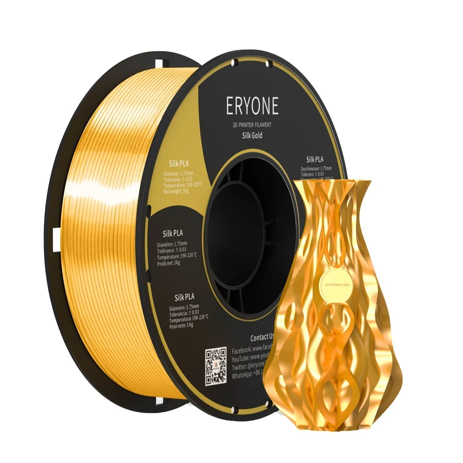 (EU only)Pre-sale- ERYONE All Series PLA 3D Filament 1kg  FREE SHIPPING(MOQ:20 rolls,can mix color)