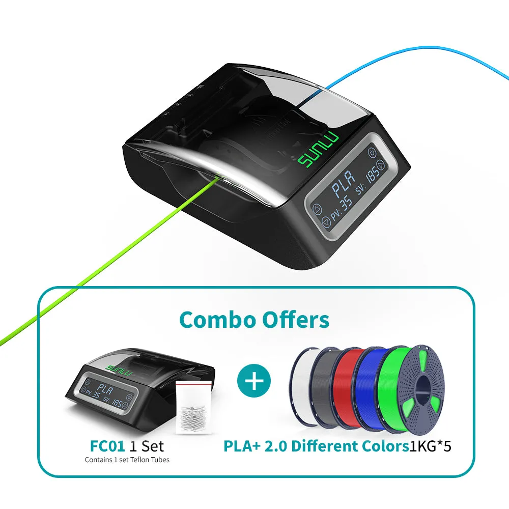 Filament Connector, Fast Heating, for 3D Printer Filament 1.75mm, Compatible with PLA PETG TPU ABS PA Nylon