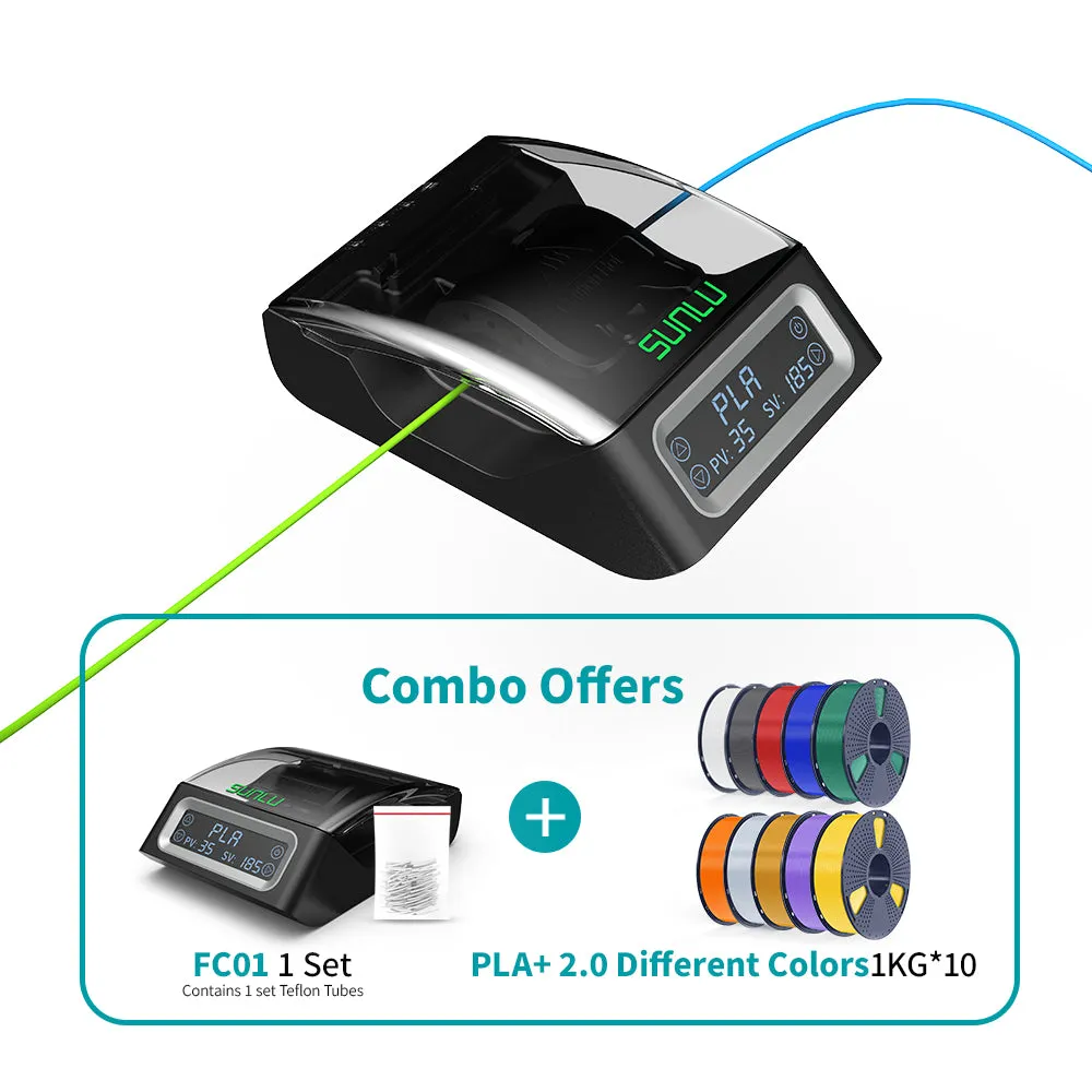 Filament Connector, Fast Heating, for 3D Printer Filament 1.75mm, Compatible with PLA PETG TPU ABS PA Nylon