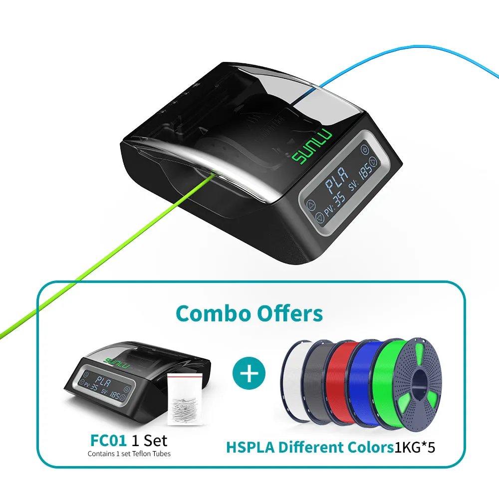 Filament Connector, Fast Heating, for 3D Printer Filament 1.75mm, Compatible with PLA PETG TPU ABS PA Nylon