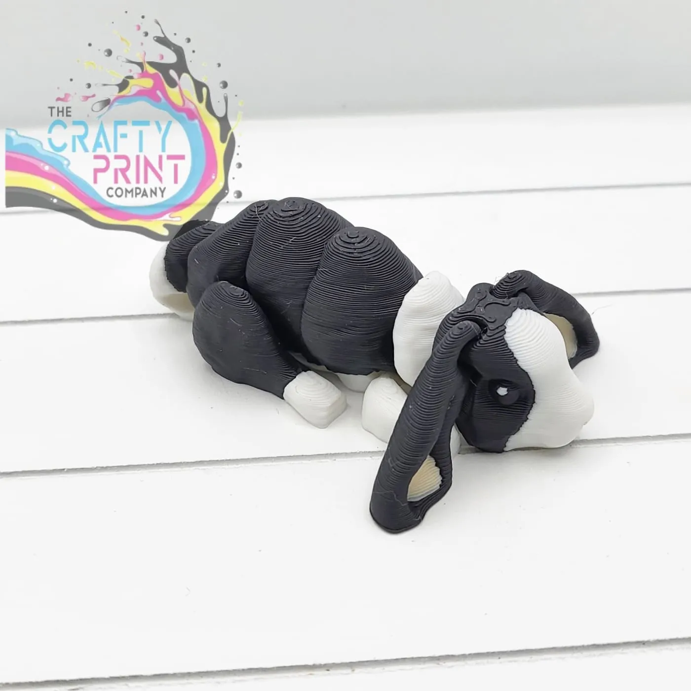 Floppy Eared Rabbit Articulated Flexi Fidget/Keyring