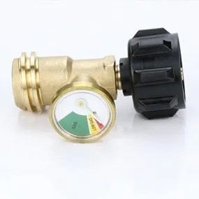 Gasland Propane Tank Gauge/Leak Detector Gas Pressure Meter Universal ACME/QCC1/Type1 connection for Heater, Grill and All Other Propane Appliances