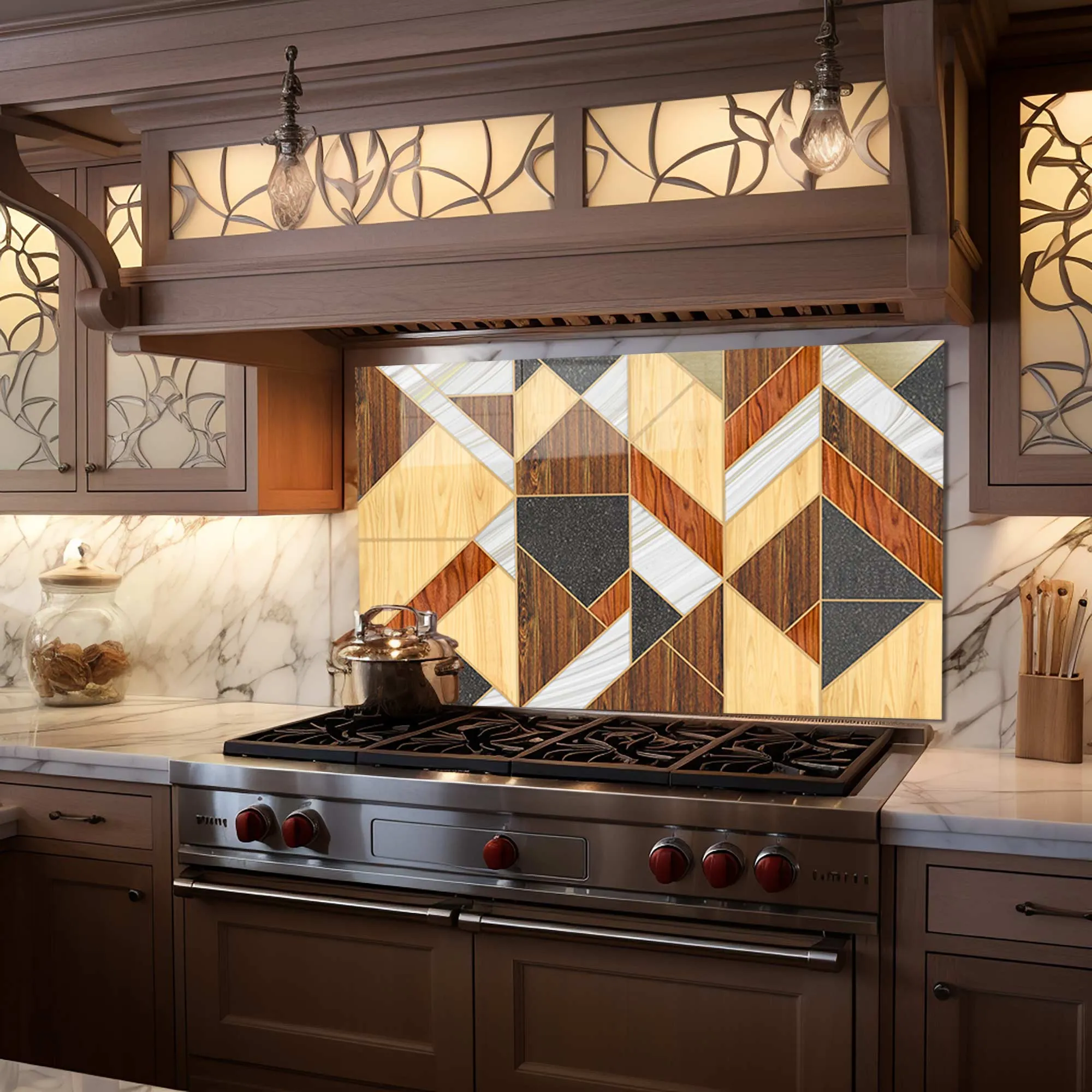 Geometric - Glass Splashback