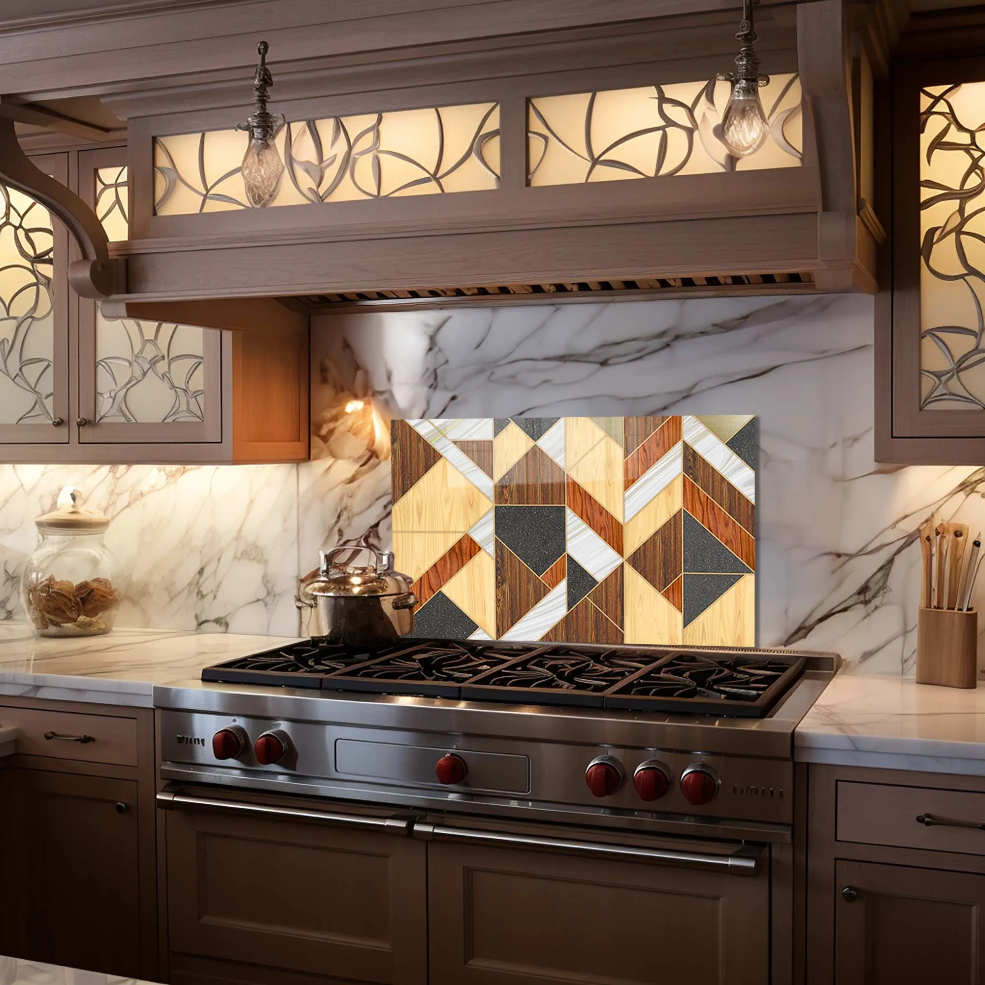 Geometric - Glass Splashback