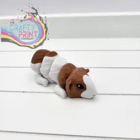 Guinea Pig Articulated Flexi Fidget/Keyring